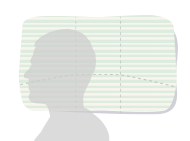 横を向いて寝ている画像